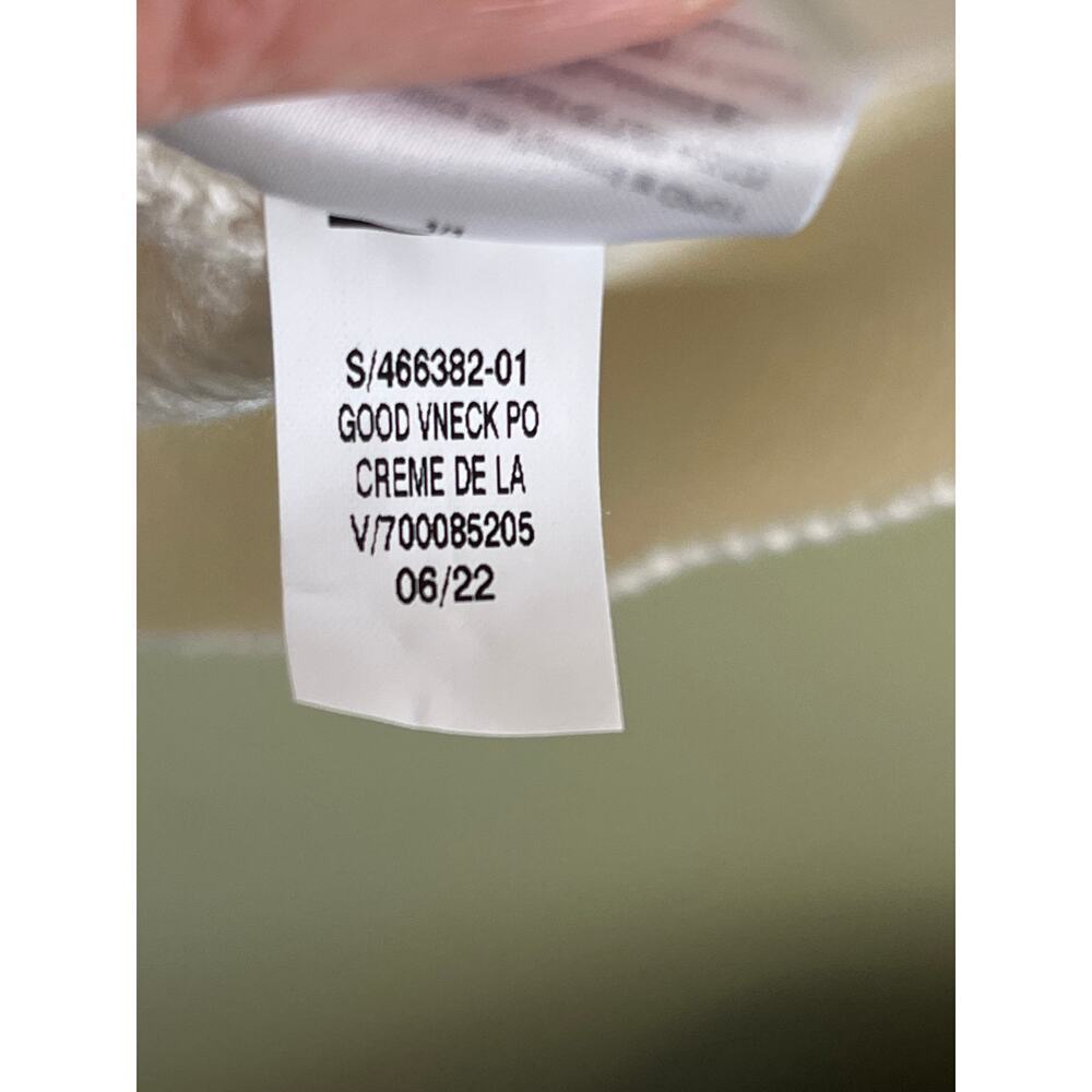 Old Navy good v-neck pullover creme de La sweater, size 2X, MSRP $37, NWT - Picture 8 of 10